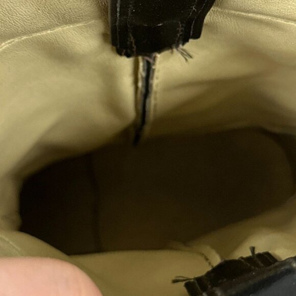 Laredo 7902 Saddle Roper Black Cowhide Leather Boots USA Made Size 8 EE Wide - Picture 10 of 10